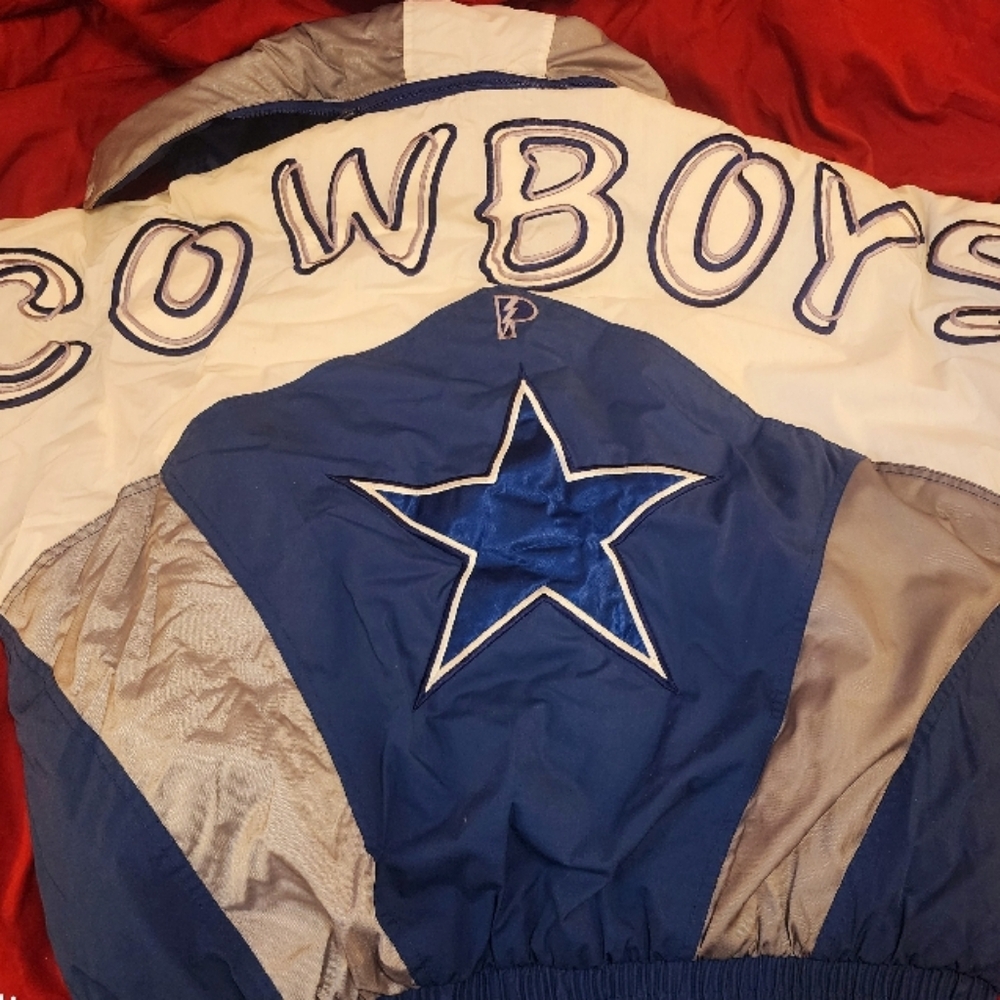 NFL Blue and White Jacket official '90s jacket